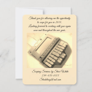 Cartões de agradecimentos