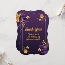 Cartões de agradecimentos