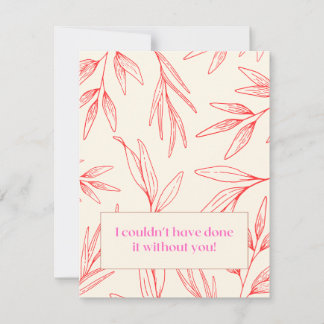 Cartões de agradecimentos