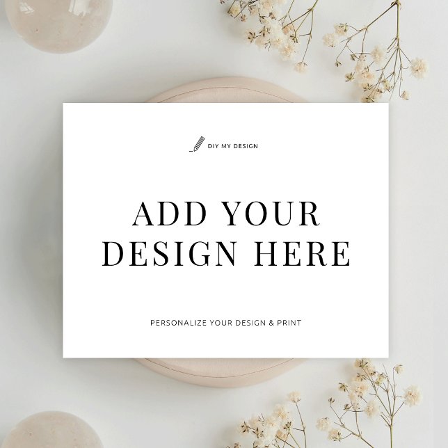 Cartões de agradecimentos 5,5x4,25" Impressão Adic (Print your flat 5.5x4.25 cards - great for care instructions cards, thank you notes, package inserts)