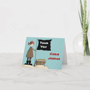 Cartões de agradecimentos Ahoy Mate