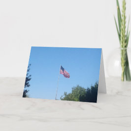 Cartões de agradecimentos - bandeira americana