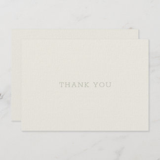 Cartões de agradecimentos Beige Tan Verde Tradicio