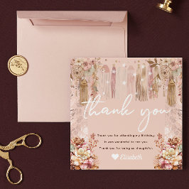 Cartões de agradecimentos Boêmia do Partido Sumber