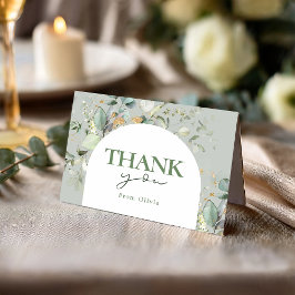 Cartões de agradecimentos Botânico do Arco Eucalyp