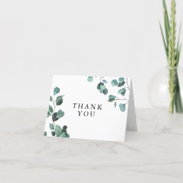 Cartões de agradecimentos Botânico Eucalyptus Dobr