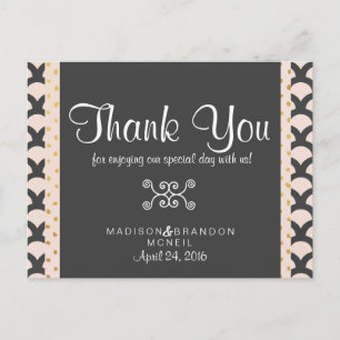 Cartões de agradecimentos Brilhante