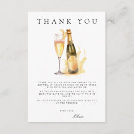 Cartões de agradecimentos Brunch e Chá de panela