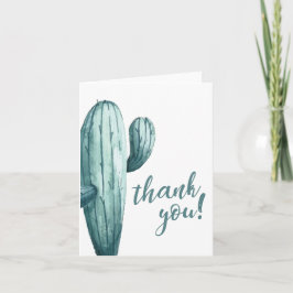 Cartões de agradecimentos Cactus