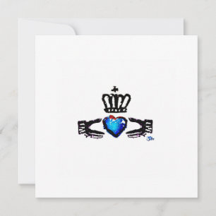 cartões de agradecimentos "Claddagh - Azul" 2022