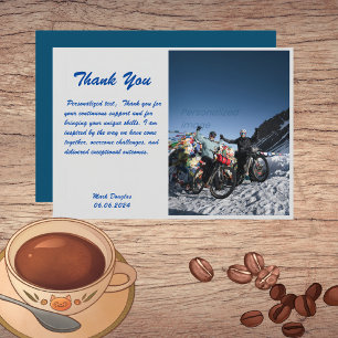 Cartões de agradecimentos Clássico de Escrita Manu