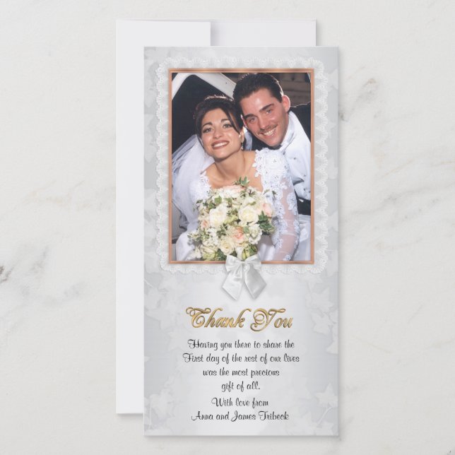Cartões de agradecimentos com foto (Frente)