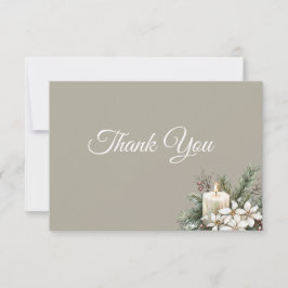 Cartões de agradecimentos com tema de inverno