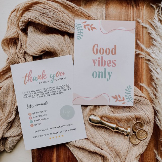 Cartões de agradecimentos Comercial do Rainbow (Rainbow Business Thank You Card)