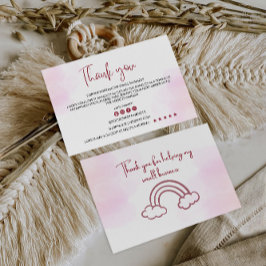 Cartões de agradecimentos Comercial Retroativo