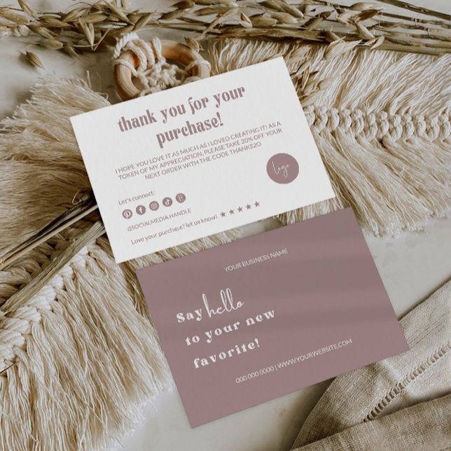 Cartões de agradecimentos Comercial Retroativo (Criador carregado)