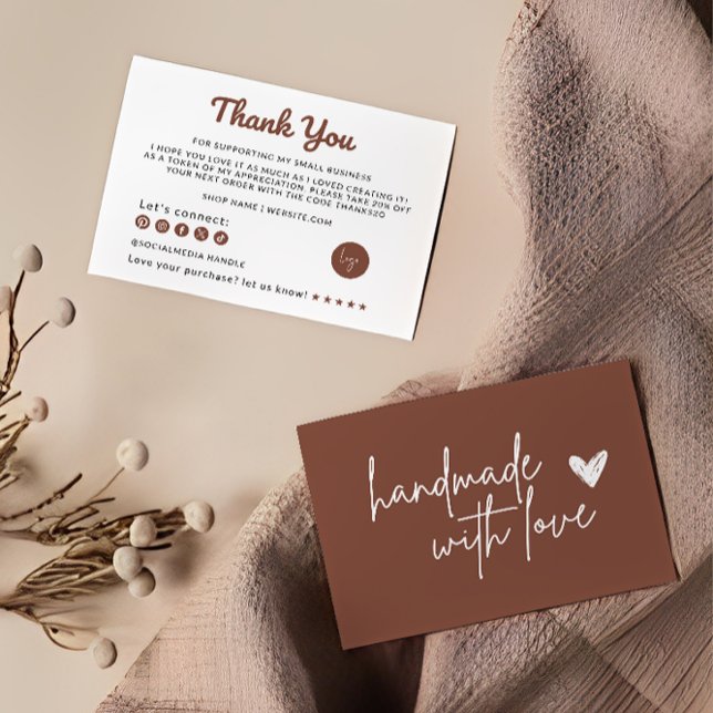 Cartões de agradecimentos Comercial Retroativo (Criador carregado)