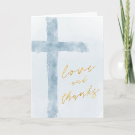 cartões de agradecimentos da Cruz Santa