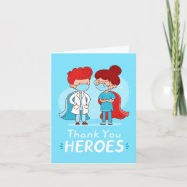 Cartões de agradecimentos da Equipe Médica