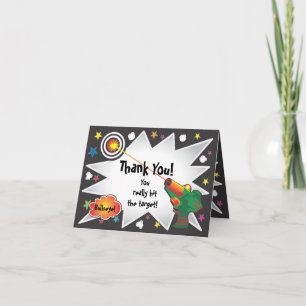 Cartões de agradecimentos da etiqueta laser