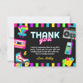 Cartões de agradecimentos da Festa de aniversário