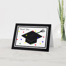 Cartões de agradecimentos da graduação -- Boné de