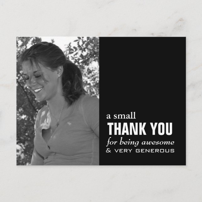 Cartões de agradecimentos da graduação - foto (Frente)