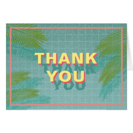 Cartões de agradecimentos da Piscina