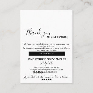 Cartões de agradecimentos da placa de atendimento