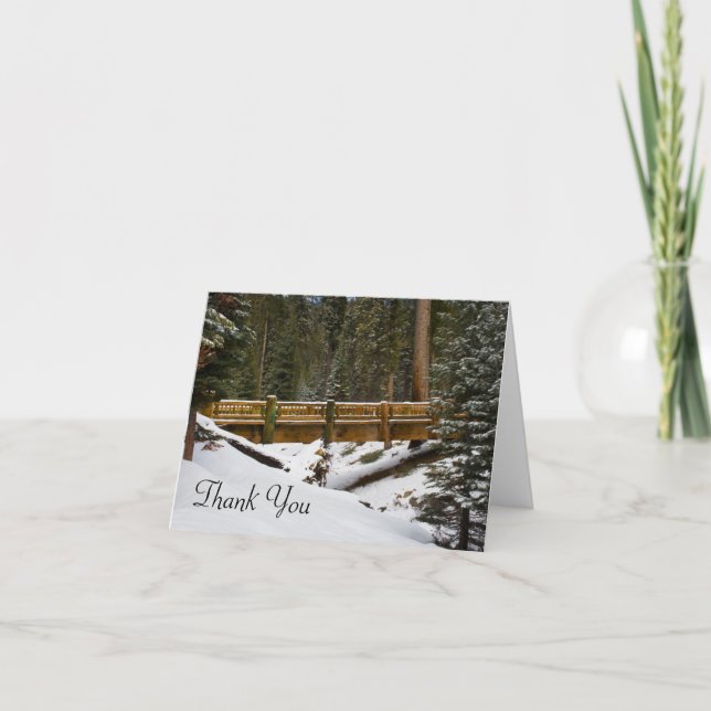 Cartões de agradecimentos da Ponte Wuksachi (Frente)