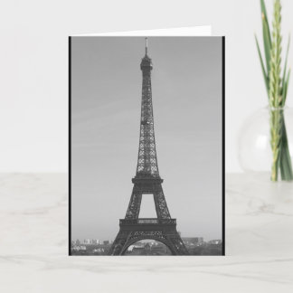 Cartões de agradecimentos da torre Eiffel