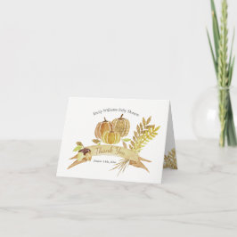 Cartões de agradecimentos de Abóbora de Lâmpada de