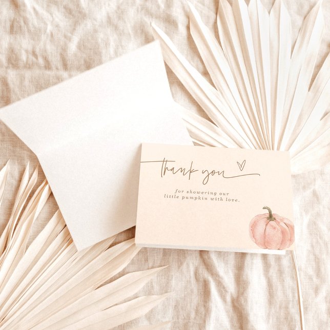 Cartões de agradecimentos de Abóbora de Queda de B (Criador carregado)