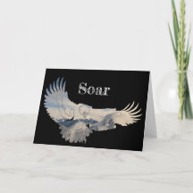 Cartões de agradecimentos de Águia Soaring Persona