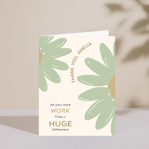 Cartões de agradecimentos de Amortização de Funcio