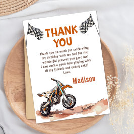 Cartões de agradecimentos de Aniversário da Bicicl