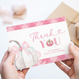 Cartões de agradecimentos de aniversário de Abóbor