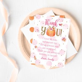 Cartões de agradecimentos de Aniversário de Abóbor