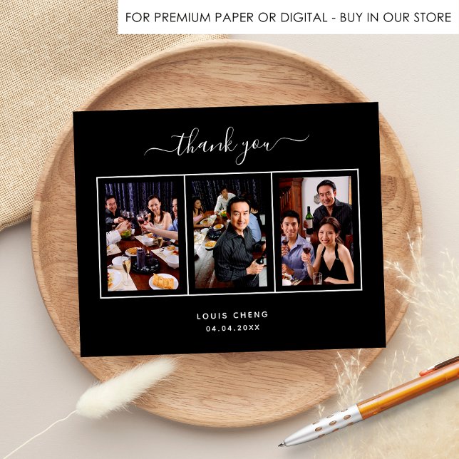 Cartões de agradecimentos de aniversário de fotos  (Criador carregado)