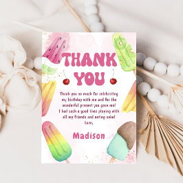 Cartões de agradecimentos de aniversário de uma ra