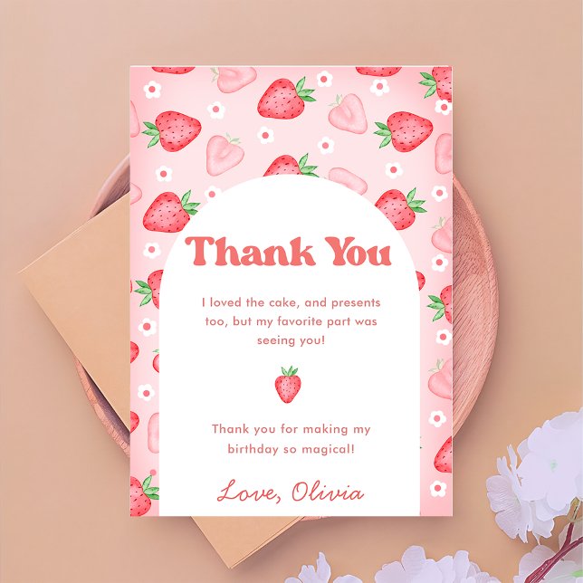 Cartões de agradecimentos de Aniversário do Berry  (Criador carregado)