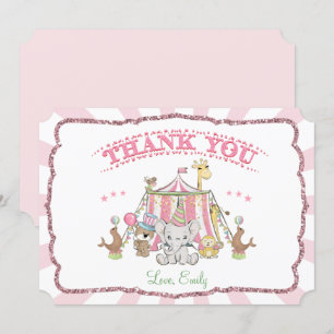 Cartões de agradecimentos de aniversário do Carn