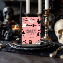 Cartões de agradecimentos de aniversário do Dia da