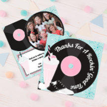 cartões de agradecimentos de Aniversário do Diner 