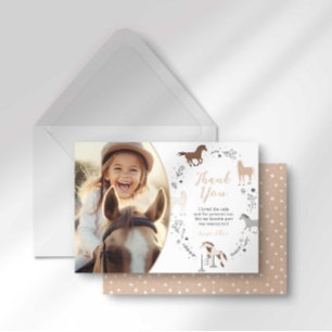 Cartões de agradecimentos de Aniversário do Equest