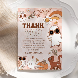 Cartões de agradecimentos de aniversário do Hallow
