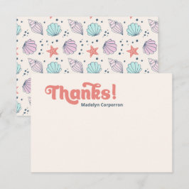 Cartões de agradecimentos de Aniversário do Sea Sh