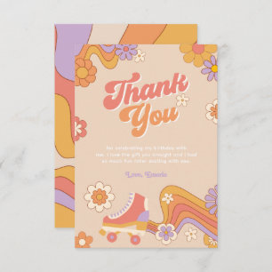 Cartões de agradecimentos de aniversário do Skate