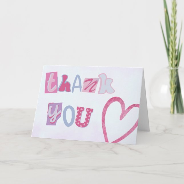 Cartões de agradecimentos de aniversário Y2K (Frente)