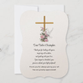 Cartões de agradecimentos de Apreciação do Pastor 